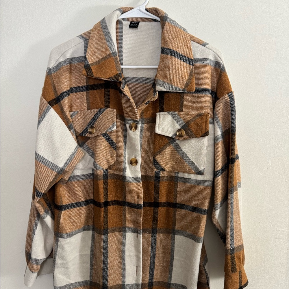 Plaid Flannel Jacket